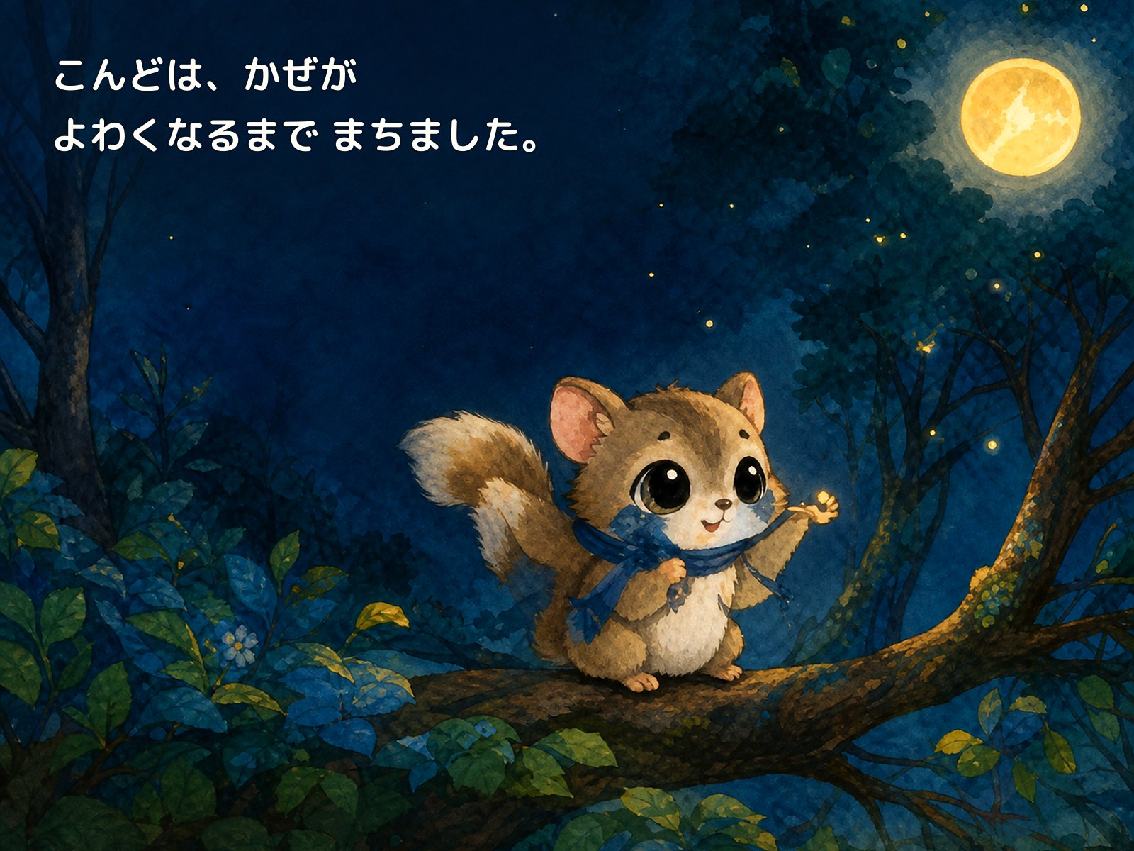 風が弱くなるのを待つフウ
